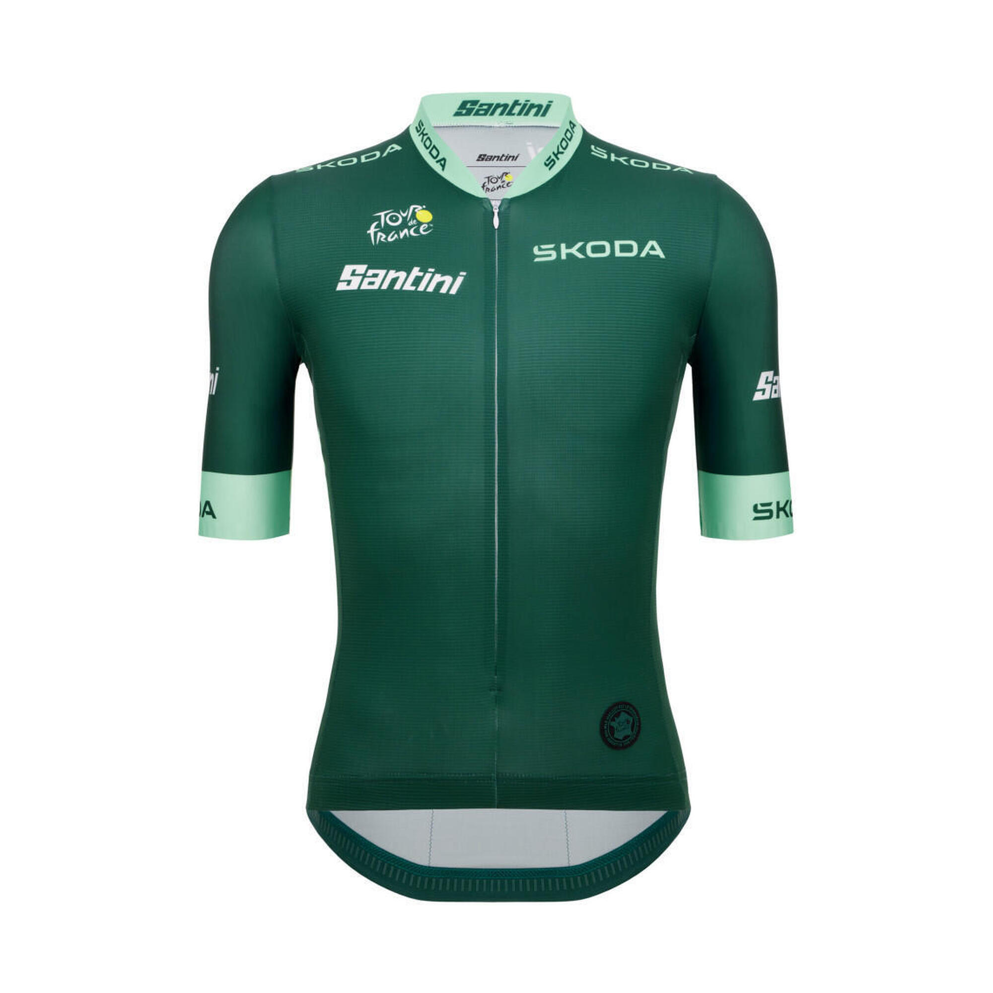 Santini - Maillot Vert Du Tour De France | Maillot - Vert - Homme - Vélo - Maillot Manches Courtes - Vert - 56 3xl - Decathlon