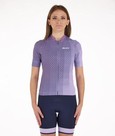 Paws - Maillot Mujer Lila Ciclismo
