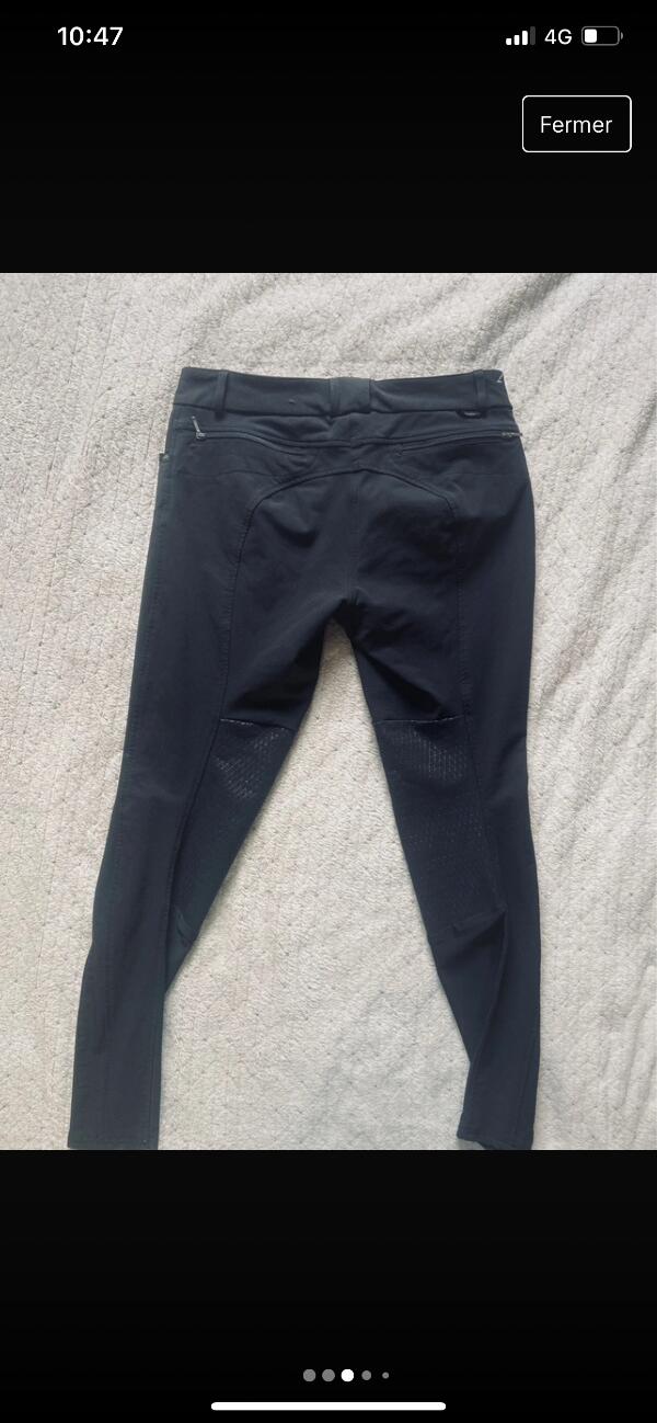 Tussen Particulieren - Zwarte fouganza broek maat M 2/6