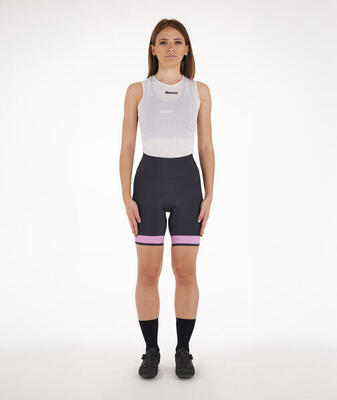 Giada - Culotte Corto Mujer gris Ciclismo