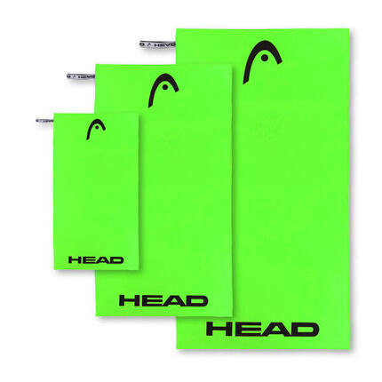 Set aus 3 Mikrofasertüchern, 40x60 + 60x110 + 70x140 Farbe Safety Yellow