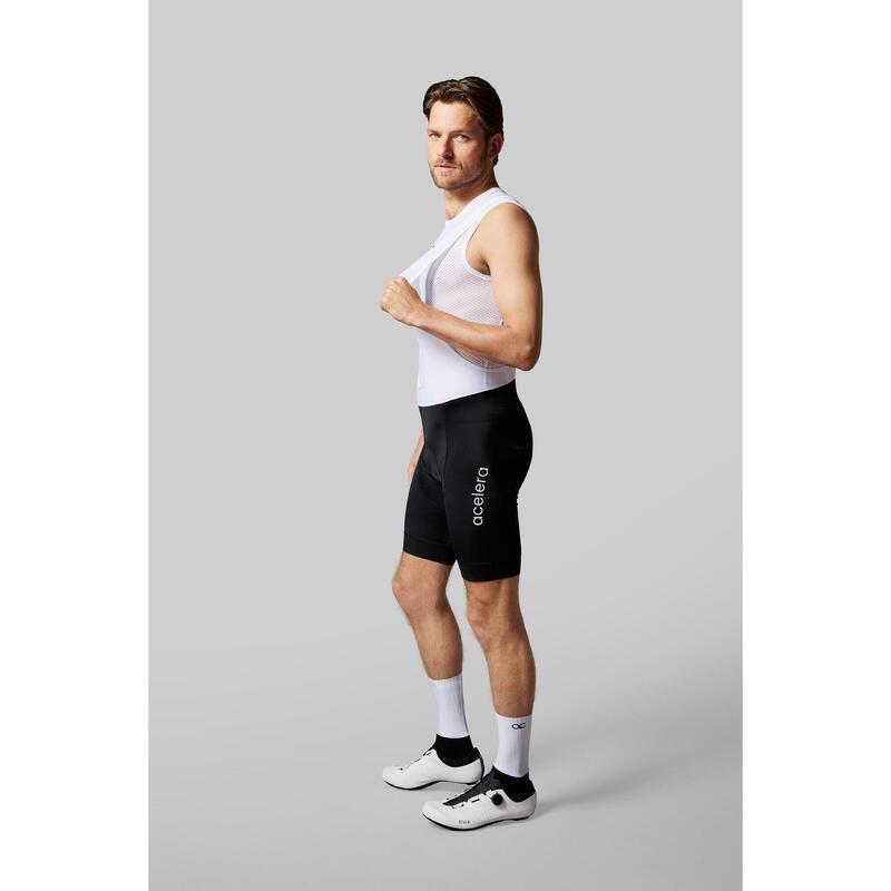 Essential Pantaloni Scurți Ciclism cu Bretele Căptușiți Șosea