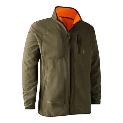 Veste polaire réversible Deerhunter Gamekeeper orange verte