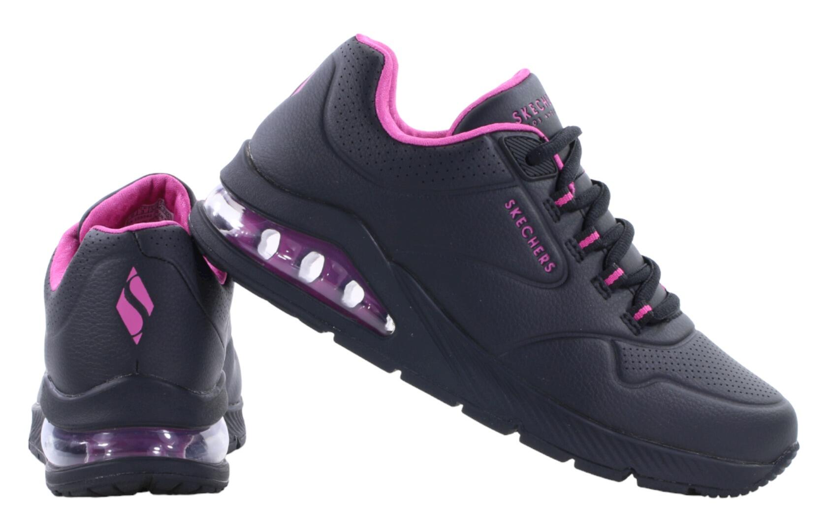 Buty na co dzień damskie SKECHERS UNO 2 eko skóra 3/4