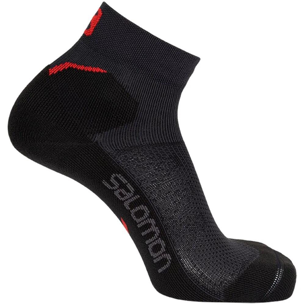 Salomon - Chaussettes De Sport Pour La Course À Pied Salomon Speedcross Ankle [15865] 2pak - Sous-chaussette - Noir - 36/38 - Decathlon