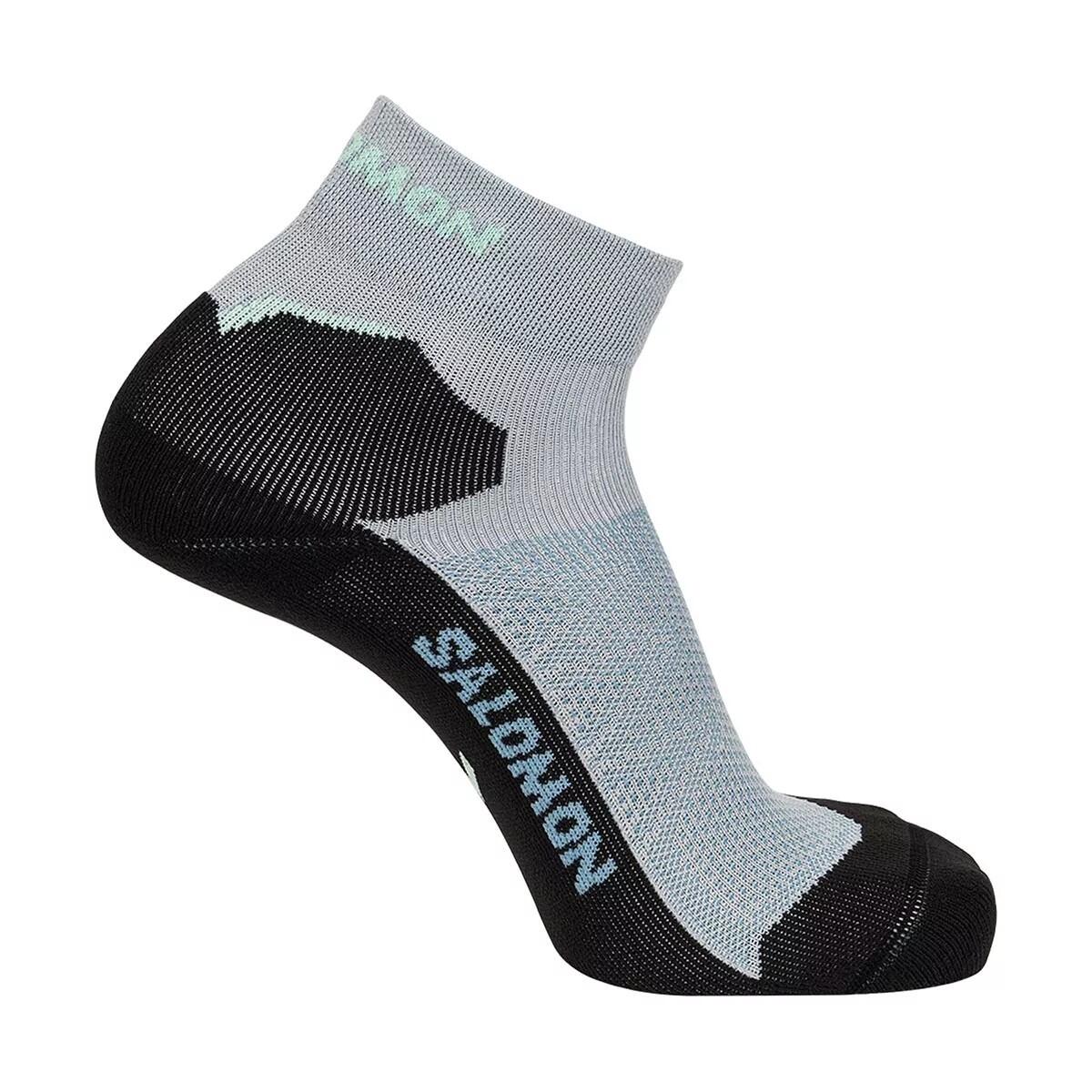 Salomon - Chaussettes De Sport Pour La Course À Pied Salomon Speedcross Ankle [c20827] - Sous-chaussette - Gris|noir - 39/41 - Decathlon