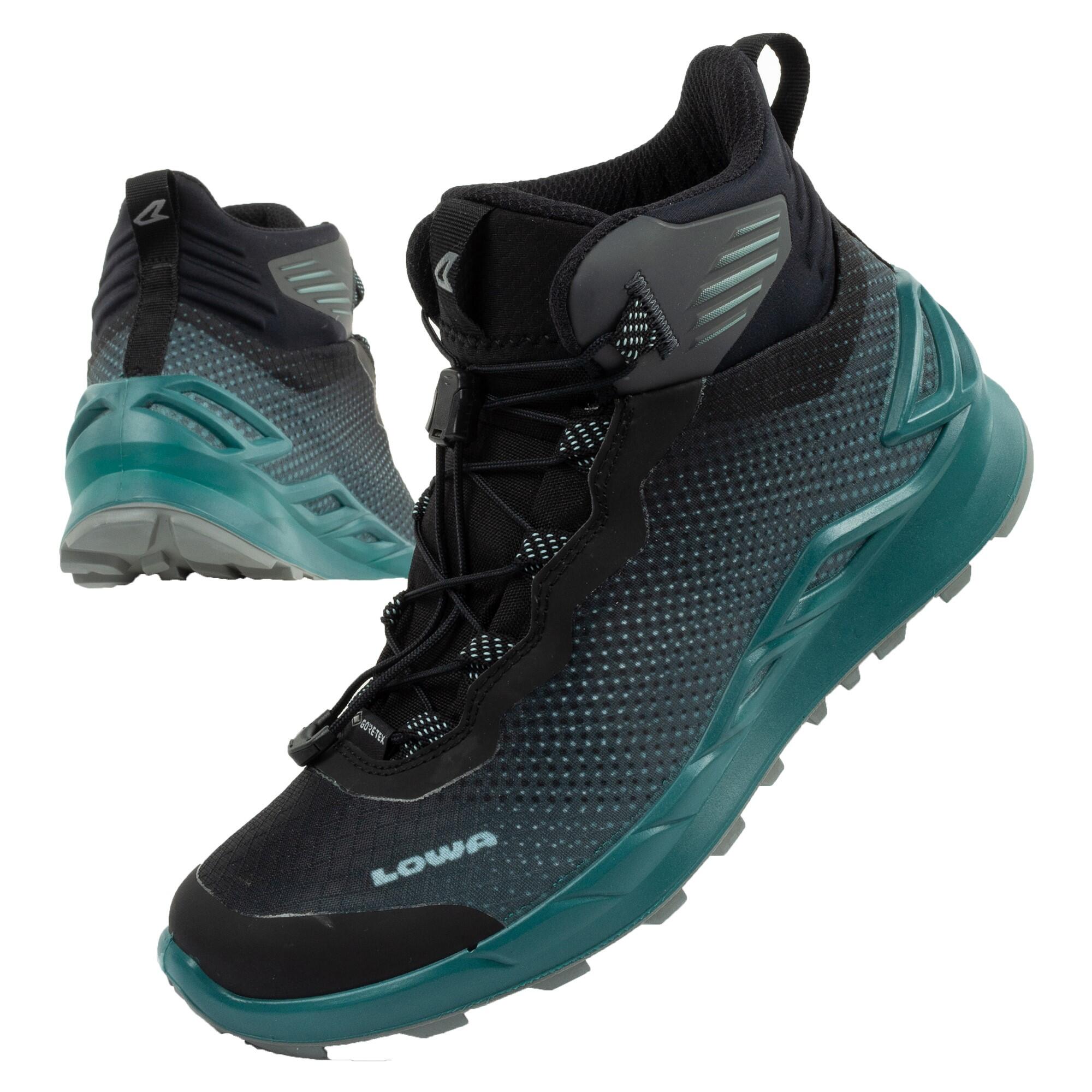 Lowa - Chaussures De Randonnée Pour Femmes Lowa Merger Mid Gore-tex [320432 7442] - Baskets - Noir - Decathlon