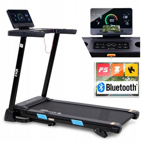 Bieżnia elektryczna Sapphire SG-1800T Evox Bluetooth Aplikacje