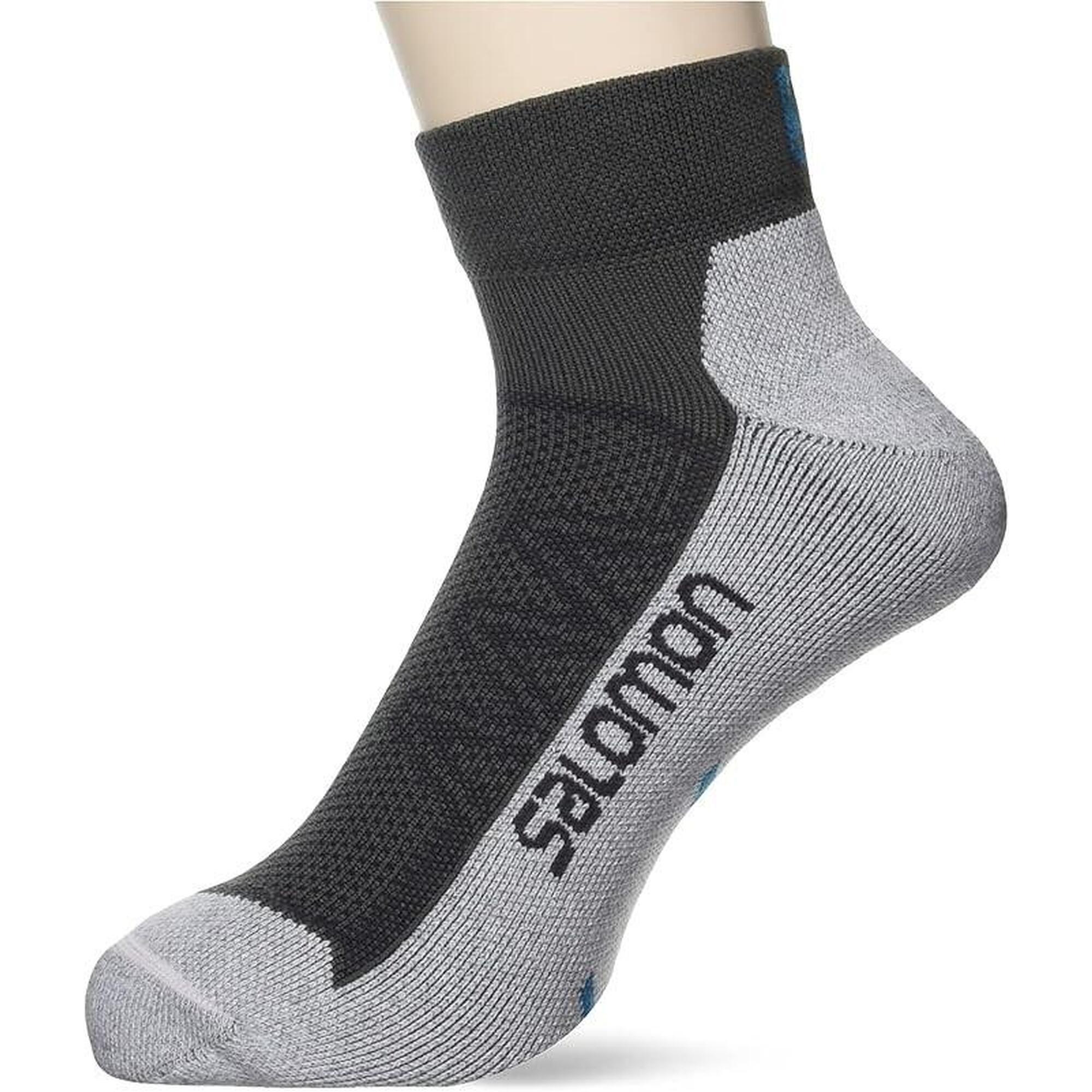 Salomon - Chaussettes De Sport Pour La Course À Pied Salomon Speedcross Low [c17814] - Sous-chaussette - Gris|noir - 39/41 - Decathlon