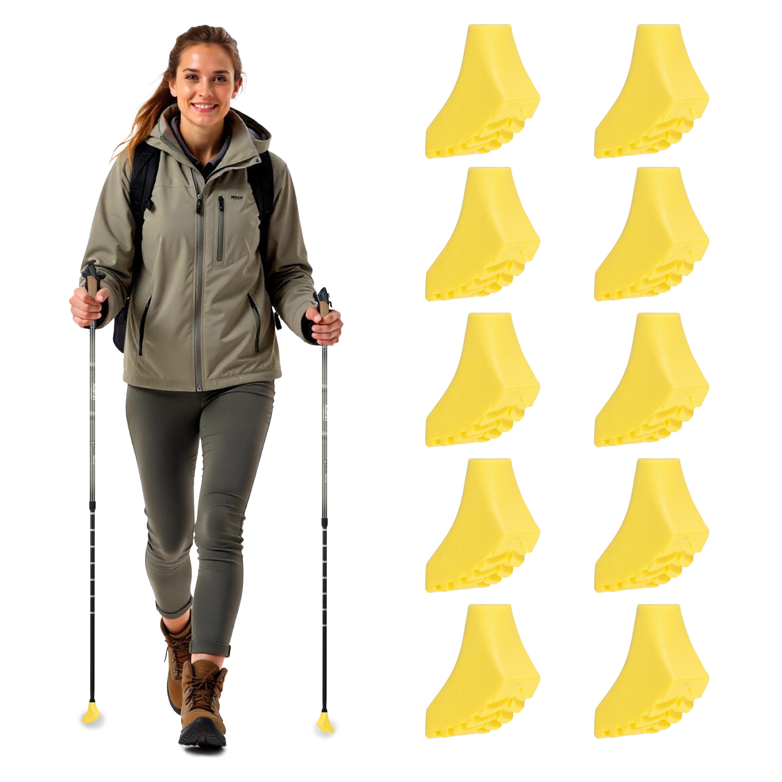 Acessórios Nordic Walking Neo-Sport 10 unidades 2/6