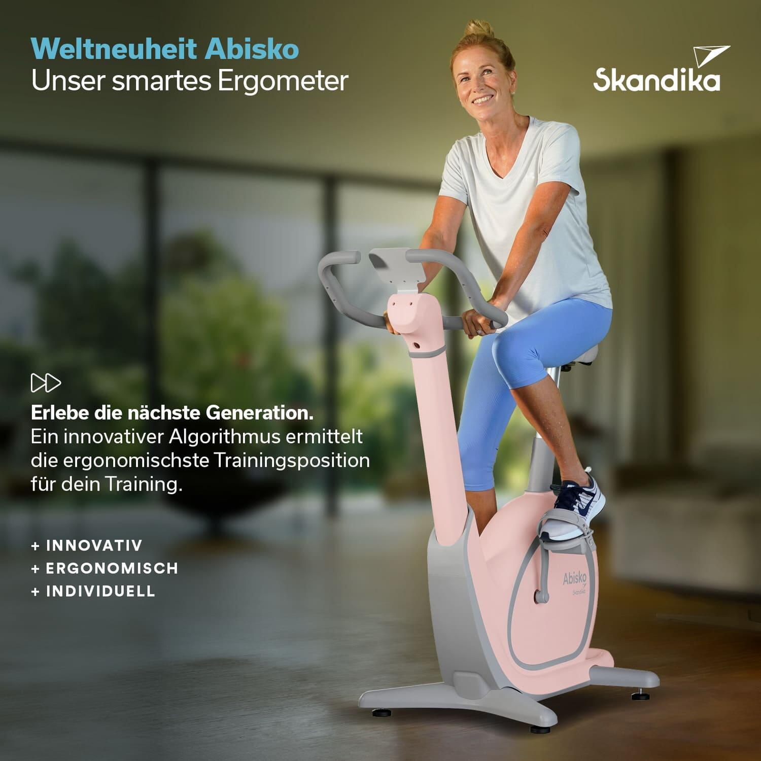 Hometrainer Abisko - Stuur, zadel automatisch hoogte verstelbaar - connected 2/8