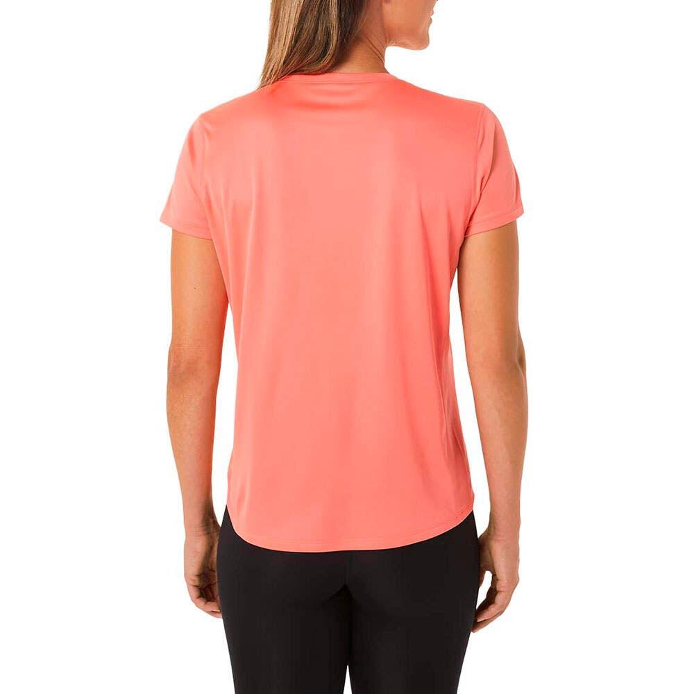 Asics - T-shirt Femme Asics Core Mc Top 2012c335 - T-shirt Manches Courtes - Orange|rose - 36 Xs - Decathlon