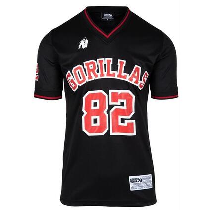 San Mateo Camiseta - Negro/Rojo