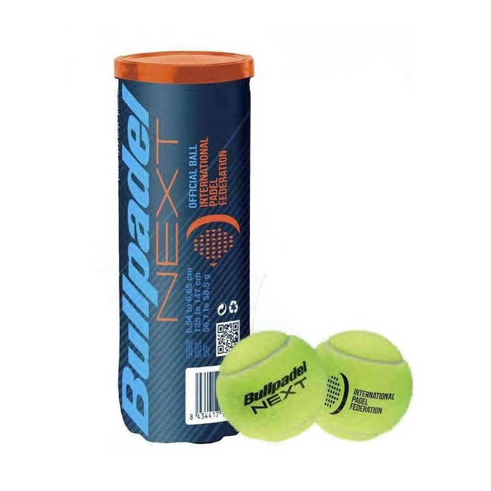 3er-Pack Paddelbälle Bullpadel Next Pro 1/2