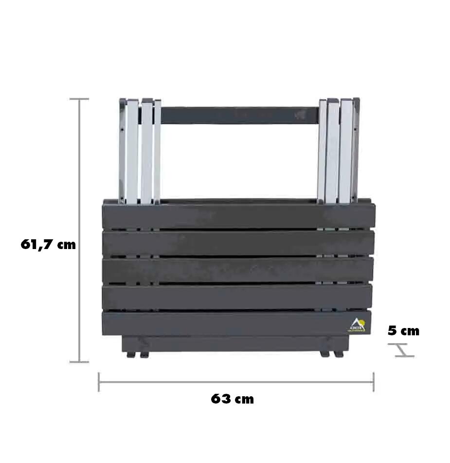 Stolik GCI Outdoor Compact Camp Table 25™ - black chrome 5/6