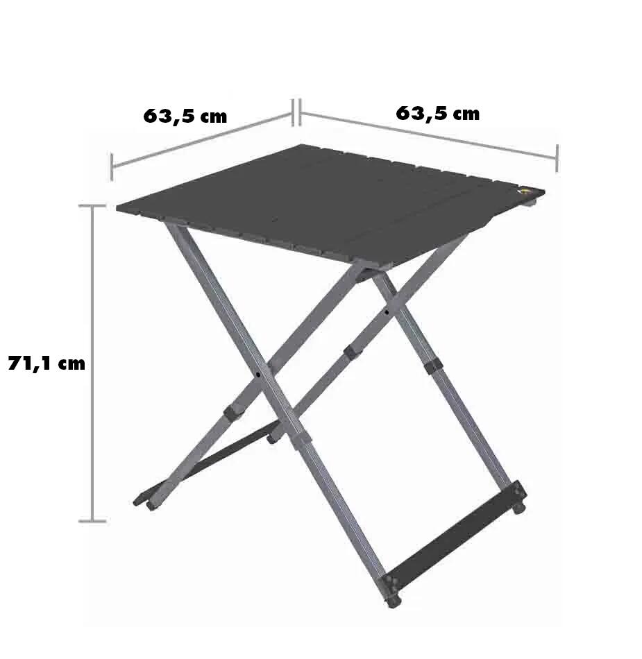 Stolik GCI Outdoor Compact Camp Table 25™ - black chrome 4/6