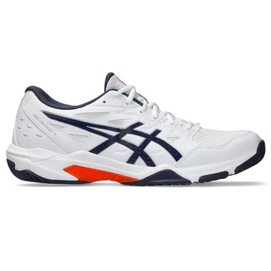 Scarpe da uomo Asics Gel rocket 11 bianche.