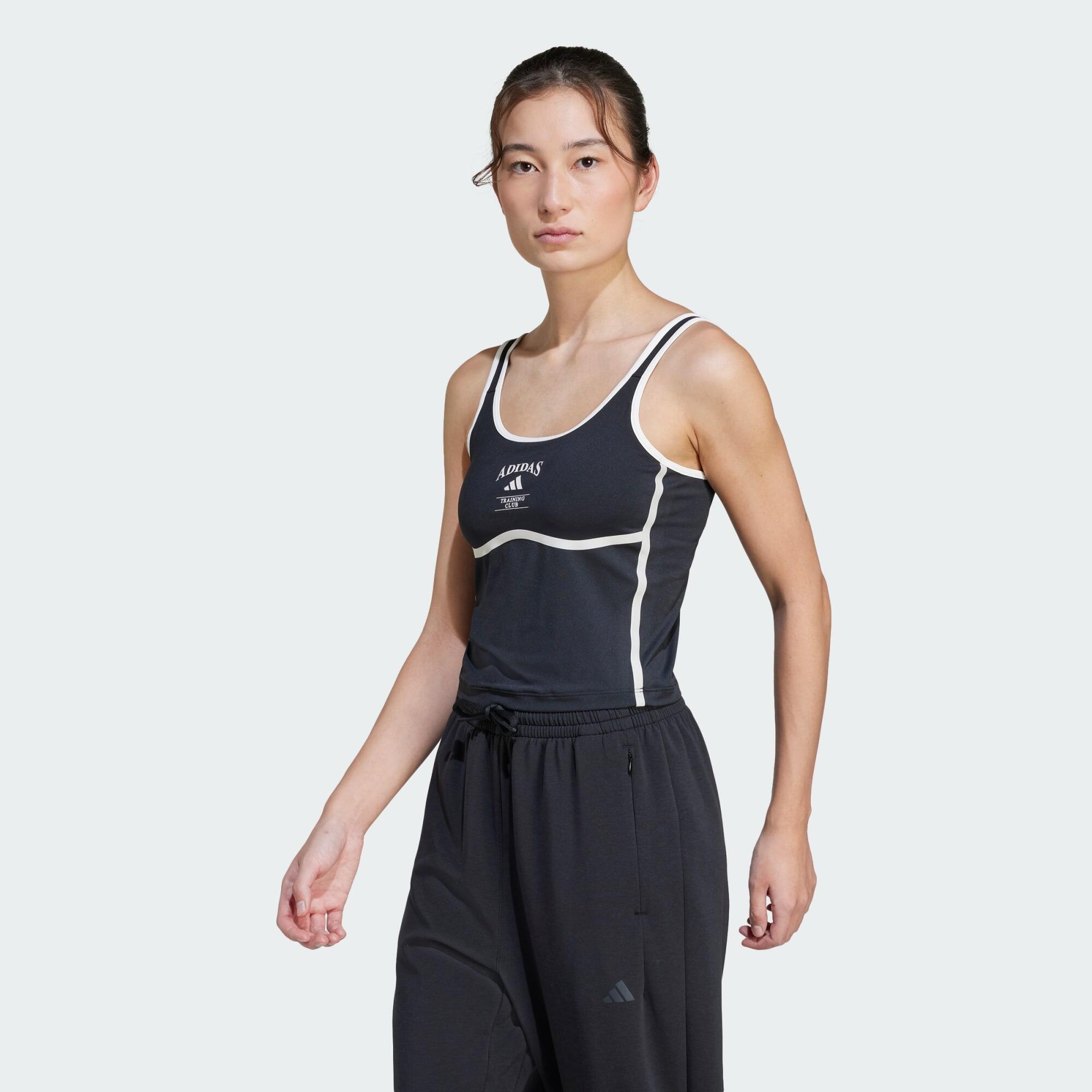 ADIDAS Heritage Tanktop met Ingebouwde Low-Support Beha