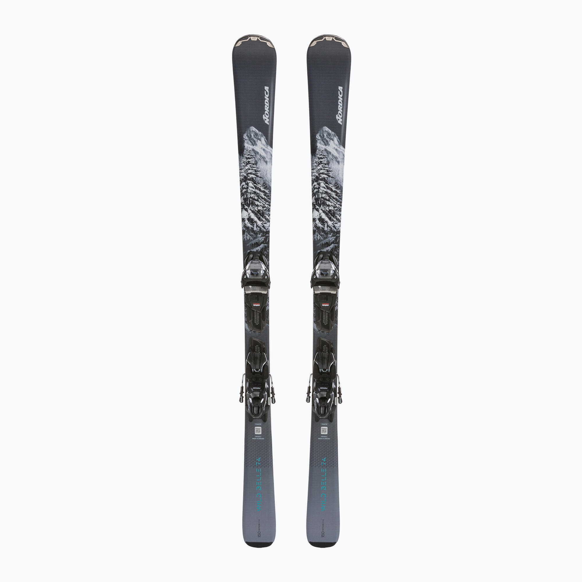 NORDICA Esquís alpino Nordica Wild Belle 74 mujer + fijaciones TP2 COMP10 FDT
