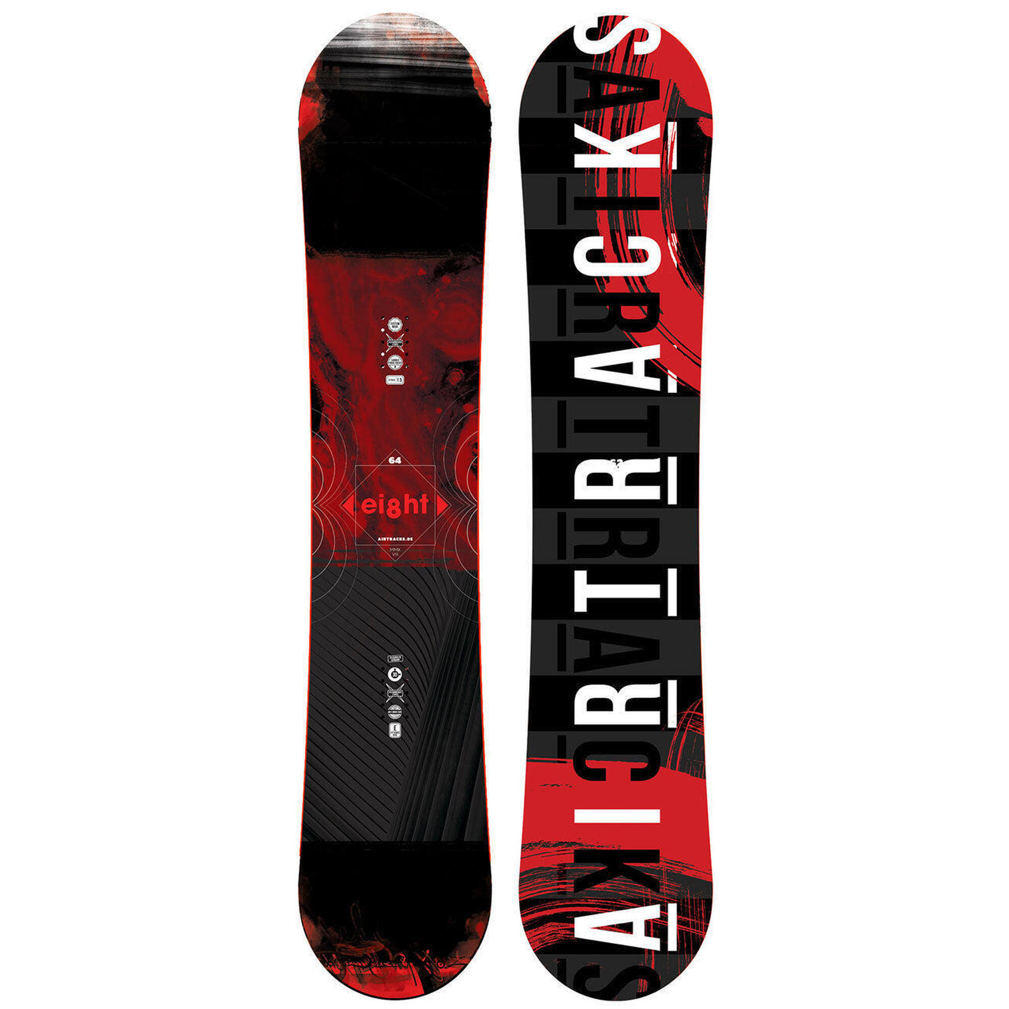 Airtracks - Planche De Snowboard Eight Hybrid Rocker Wide Homme - Snowboard - 160 Cm - Decathlon
