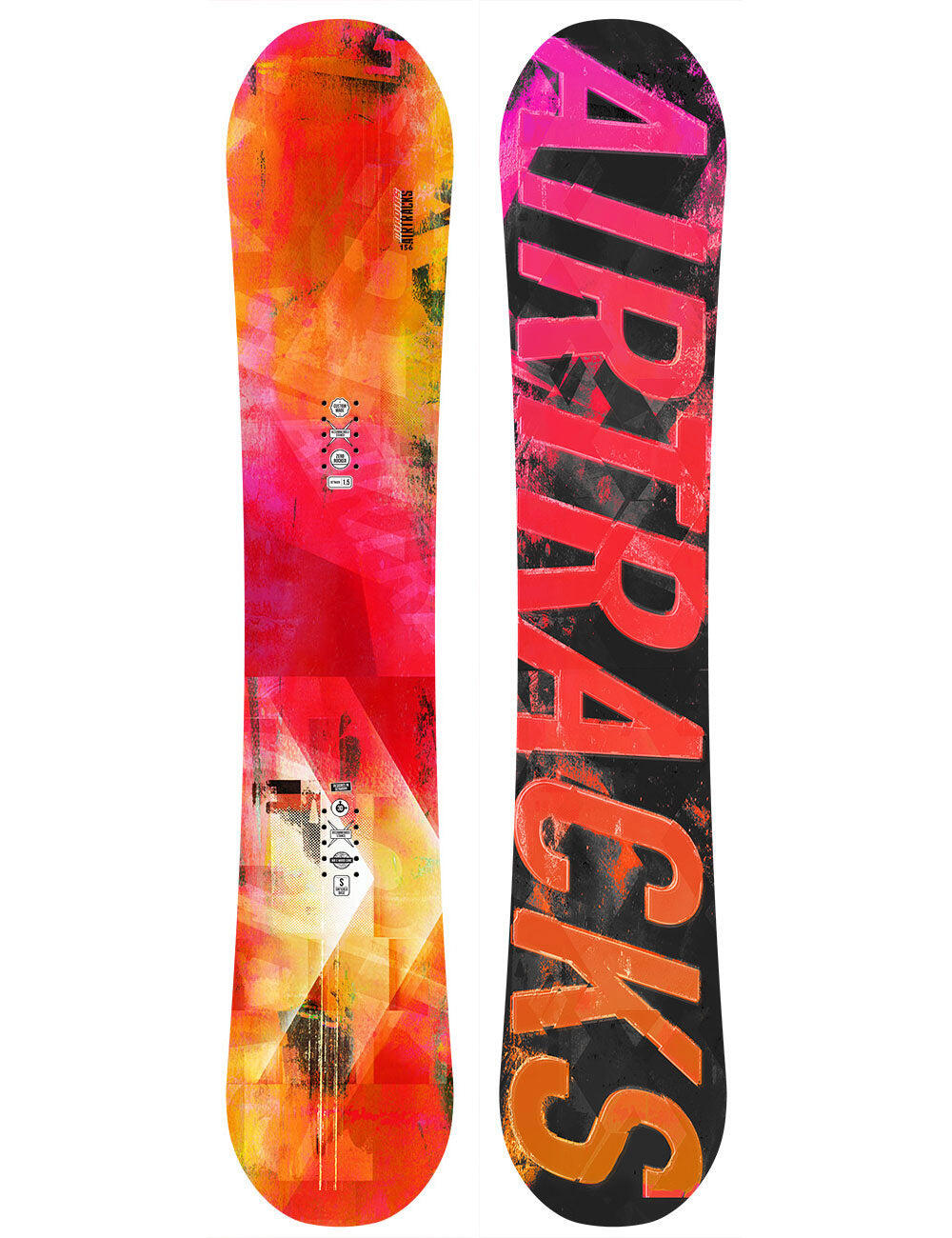 AIRTRACKS Dames Snowboard Morioirs Flat Rocker