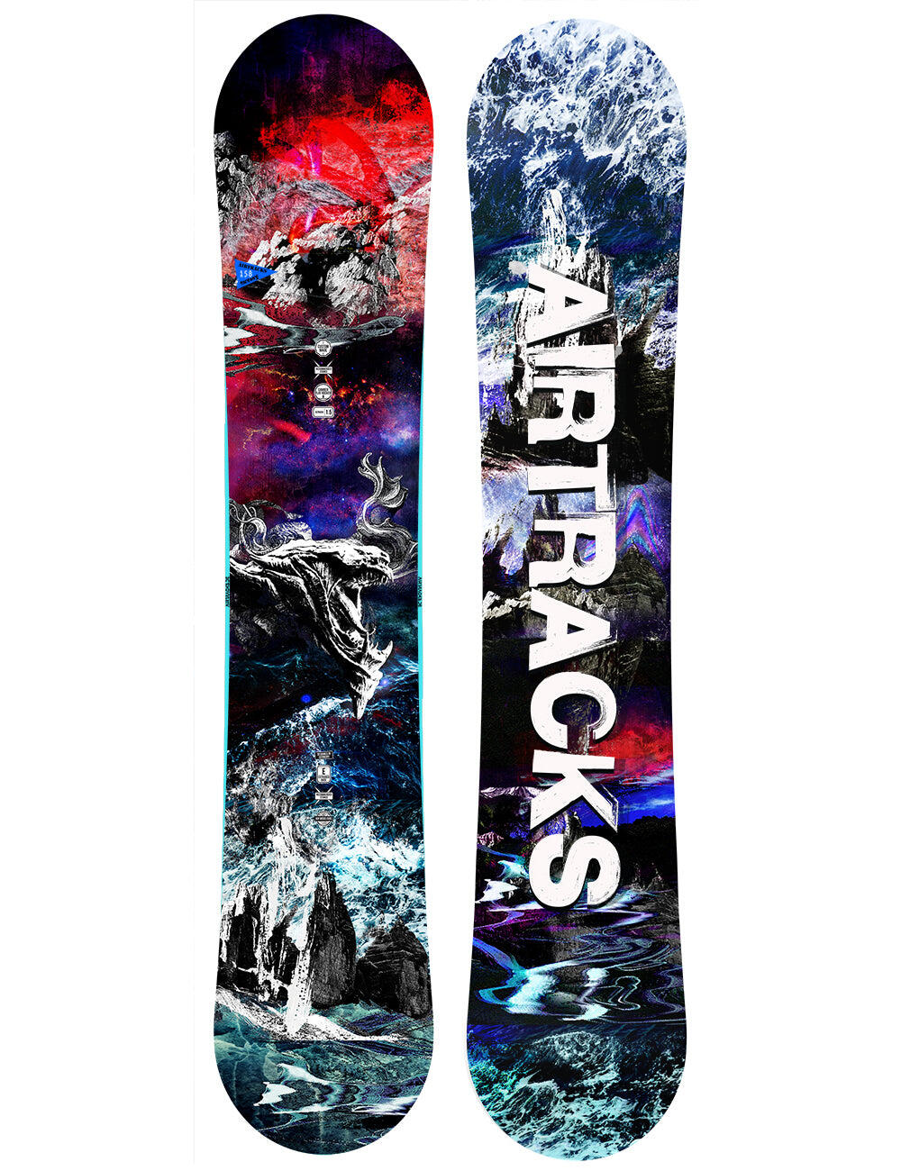 AIRTRACKS Tabla de snowboard FANTASY Carbon Zero Rocker Hombre