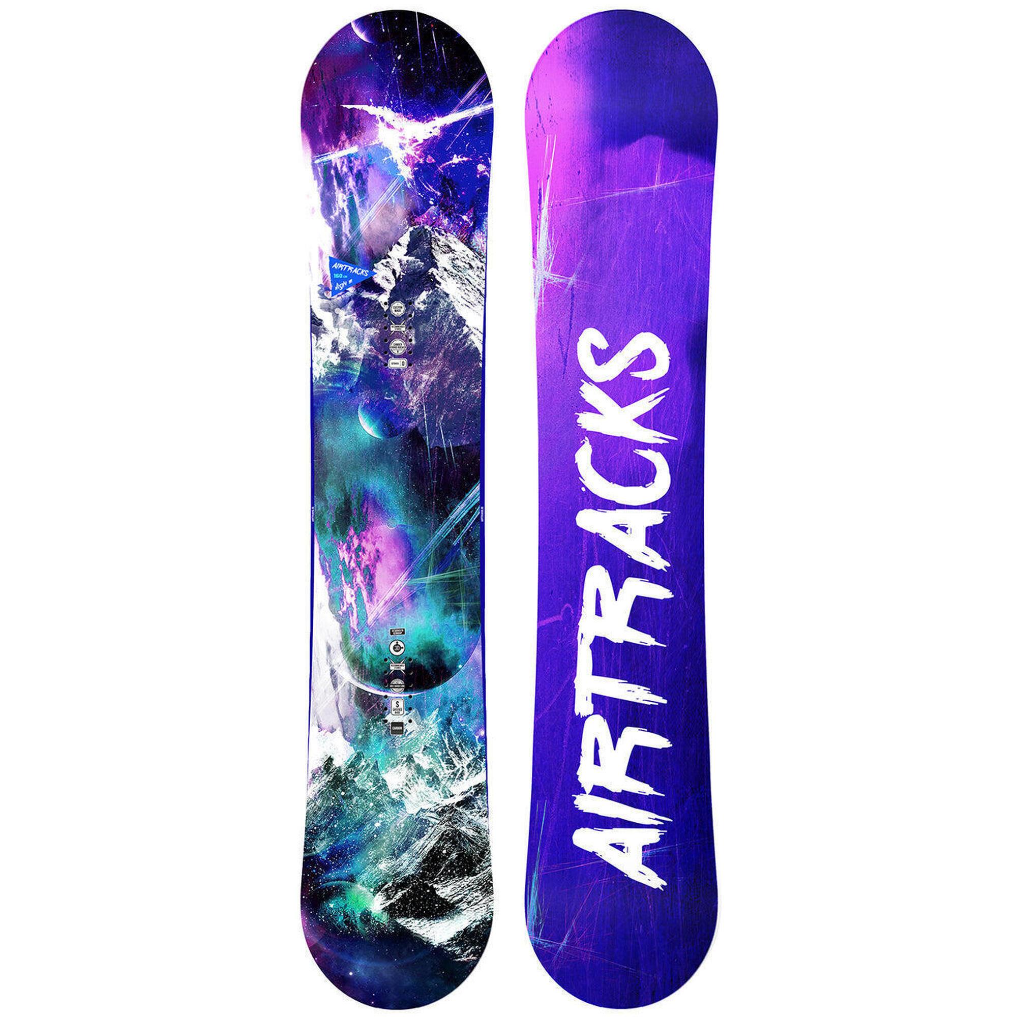 Airtracks - Planche De Snowboard Femme High M Carbon Hybrid Rocker - Snowboard - 155 Cm - Decathlon
