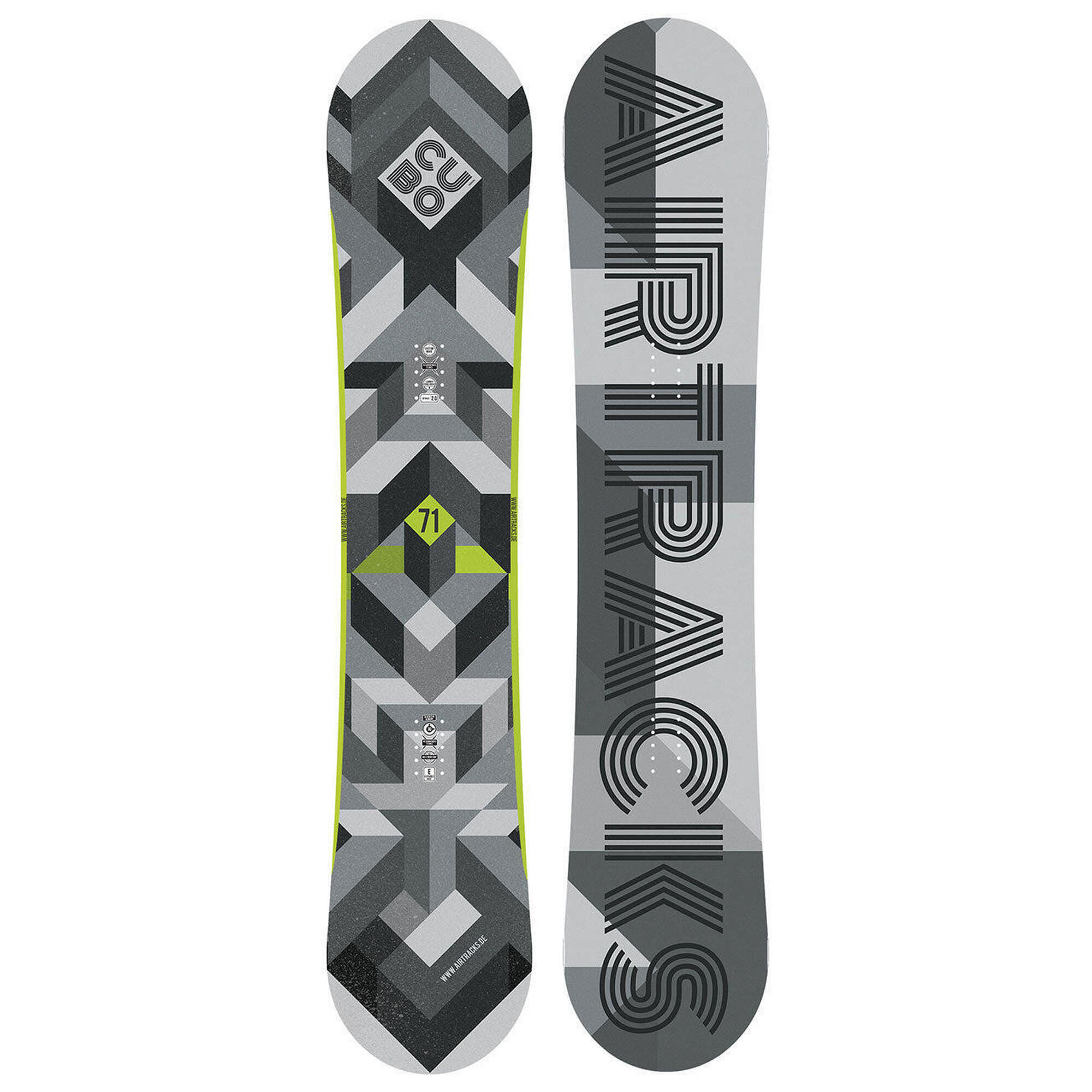 Airtracks - Planche De Snowboard Cubo Camber Wide Homme - Snowboard - 168 Cm - Decathlon