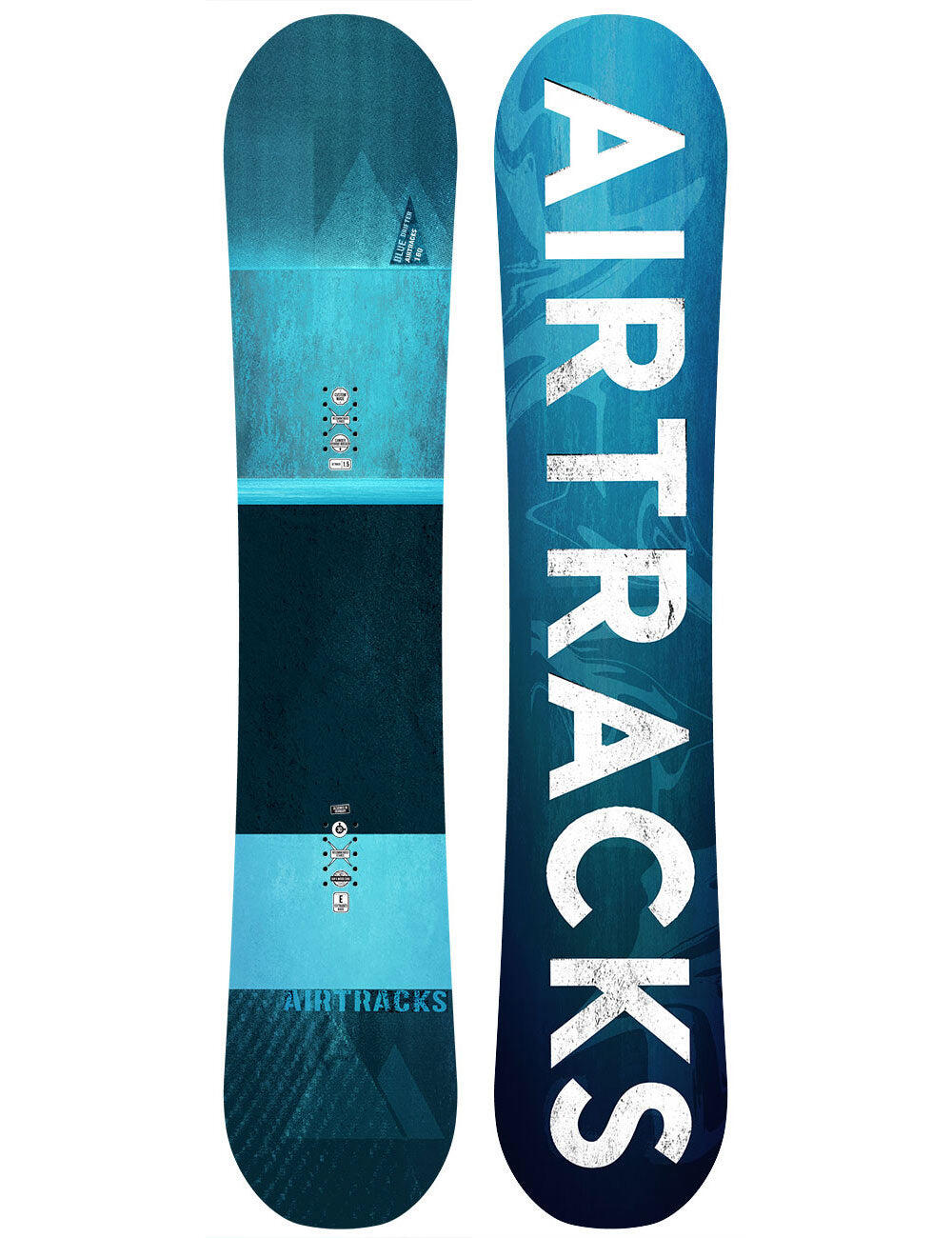 AIRTRACKS Blue Drifter Snowboard Hybrid Rocker Wide