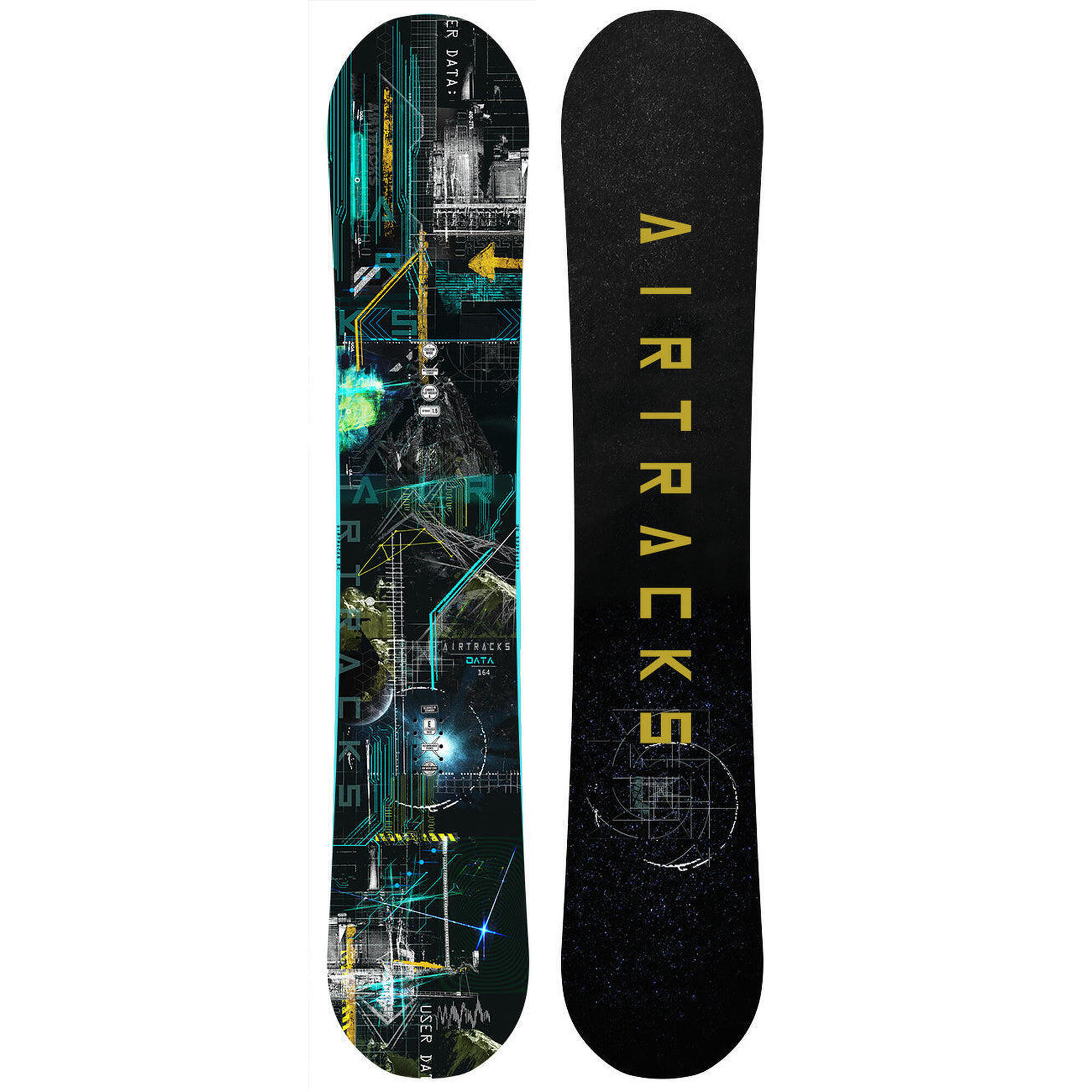 Airtracks - Planche De Snowboard Data Zero Rocker Wide Homme - Snowboard - 160 Cm - Decathlon