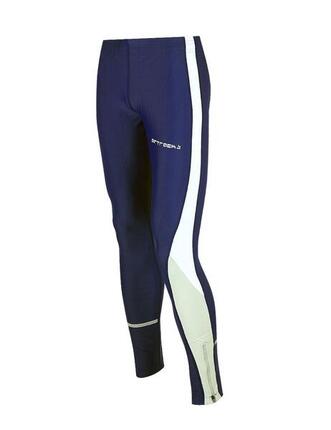 Damen Thermo Laufhose Tight Lang Blau
