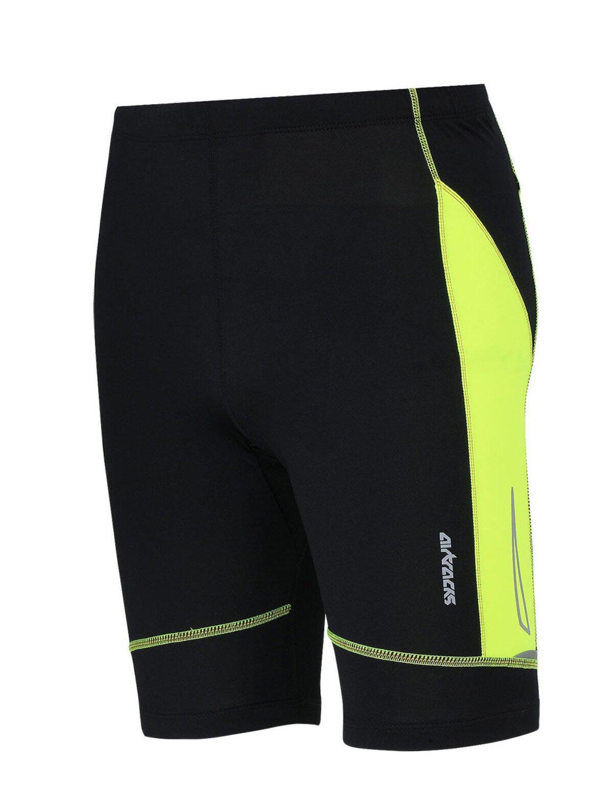 Herren Laufhose Kurz Pro Air Schwarz Neon 2/4