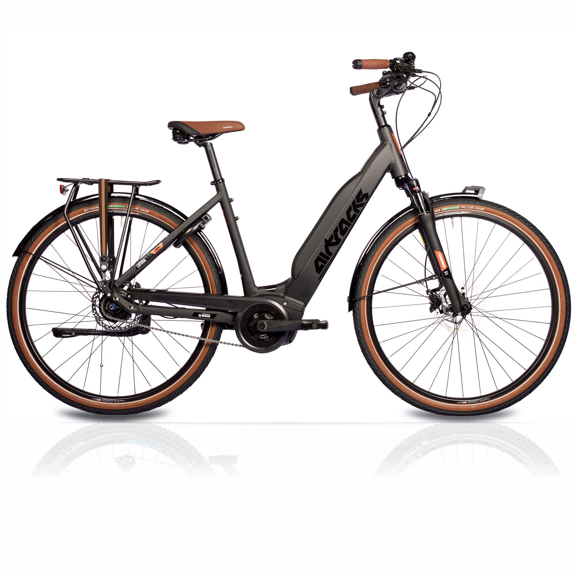 Airtracks - 28"femme Vélo Électrique Trekking Ls Lumina Bosch Active Line Plus 500wh 8 - Vélo De Voyage - Noir - 55 Cm - Decathlon