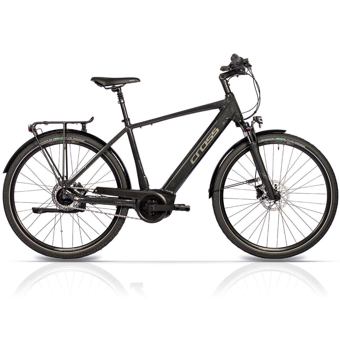 Airtracks - 28"homme Vélo Électrique De Ville Nova City Bosch Performance Line 625wh 5 - Vélo De Voyage - Noir - 52 Cm - Decathlon