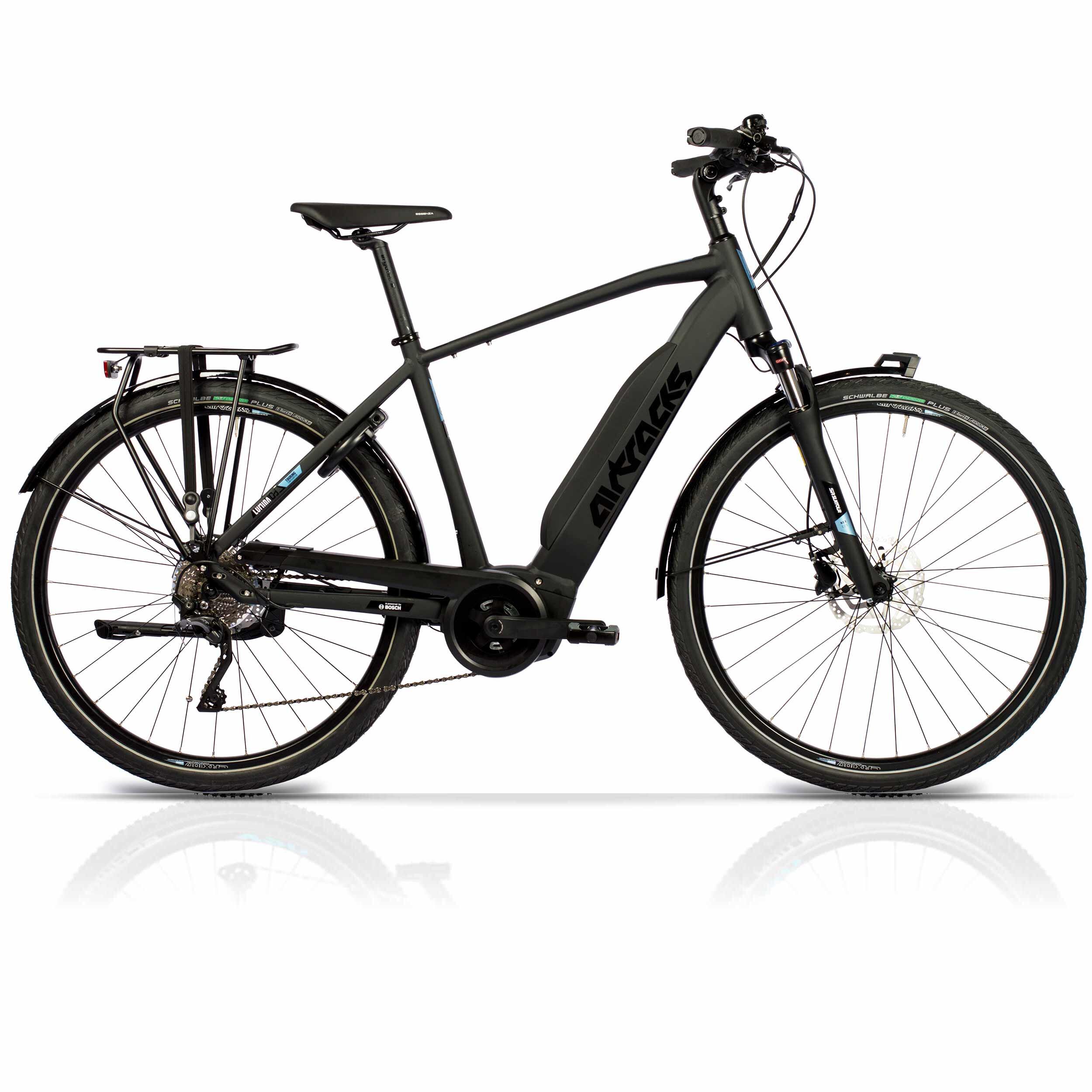 Airtracks - 28"homme Vélo Électrique Trekking Lumina Bosch Performance Line 500wh 10 - Vélo De Voyage - Noir - 52 Cm - Decathlon