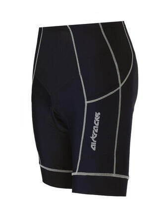 Herren Fahrradhose Kurz Radhose Pro Schwarz Grau