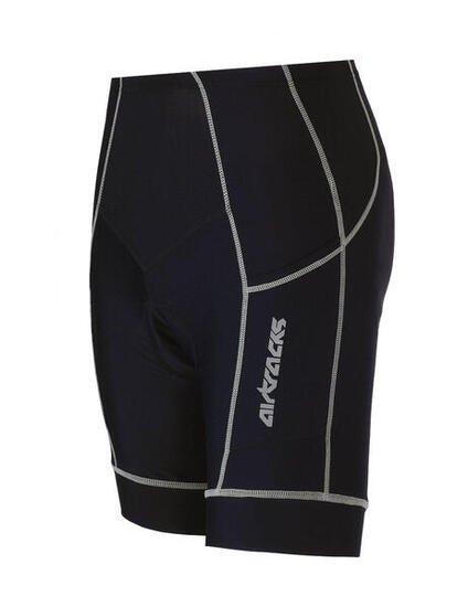 Herren Fahrradhose Kurz Radhose Pro Schwarz Grau