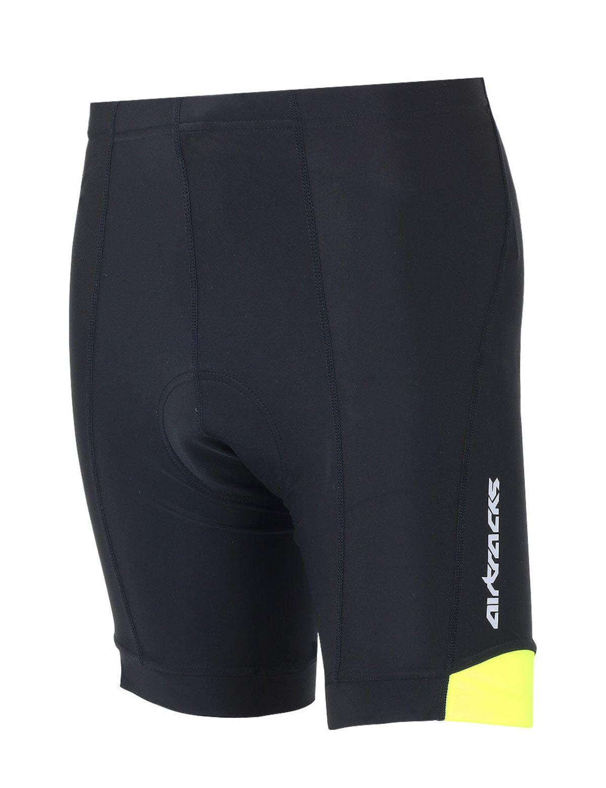 AIRTRACKS Herren Fahrradhose Kurz Team Schwarz Neon