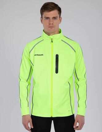 Herren Winter Thermo Fahrradjacke / Laufjacke Air Tech II Neon