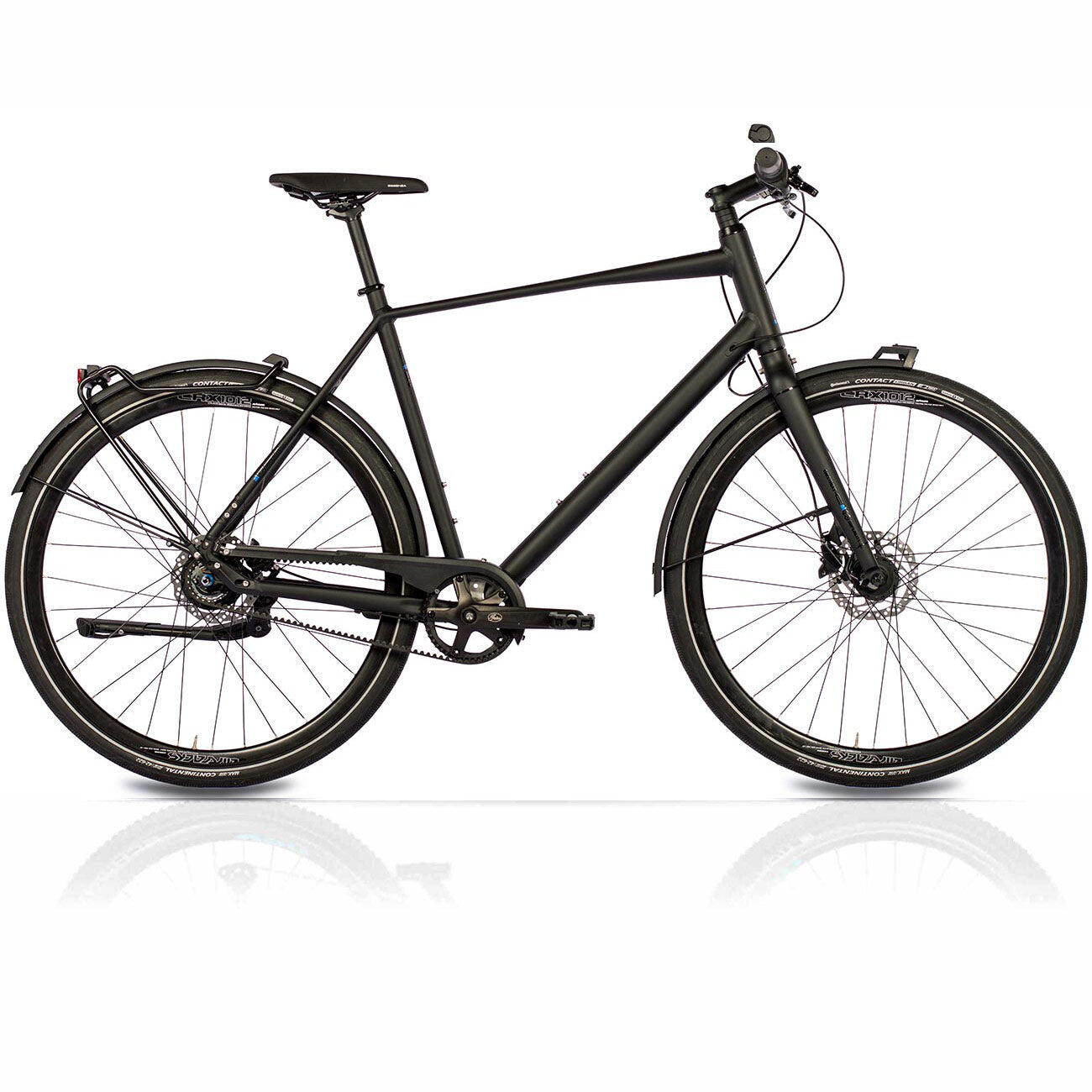 AIRTRACKS Bicicletta urban da uomo 28" UR.2880 Citybike GATES CARBON DRIVE Shimano Nexus 8