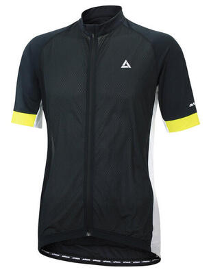 Herren Fahrradtrikot Kurzarm Radtrikot Pro Team Line Schwarz Weiss