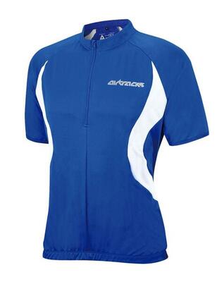 Herren Fahrradtrikot Kurzarm Radtrikot Team Blau