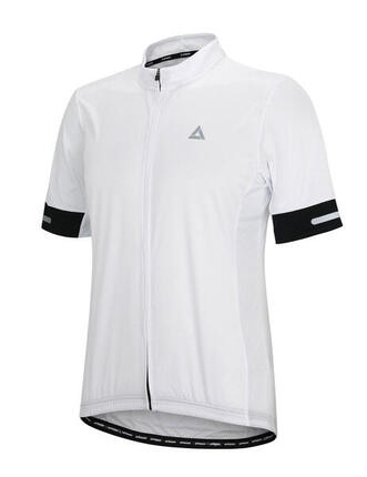 Herren Fahrradtrikot Kurzarm Radtrikot Pro Team Line II Weiß