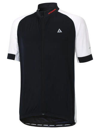 Herren Fahrradtrikot Kurzarm Radtrikot Pro Line Schwarz Weiss