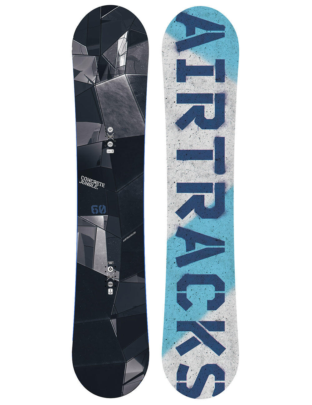 AIRTRACKS Tavola da snowboard JUNGLE Hybrid Rocker Wide Uomo