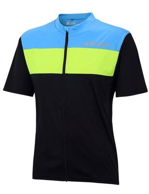 Herren Fahrradtrikot Kurzarm Pro Air Schwarz