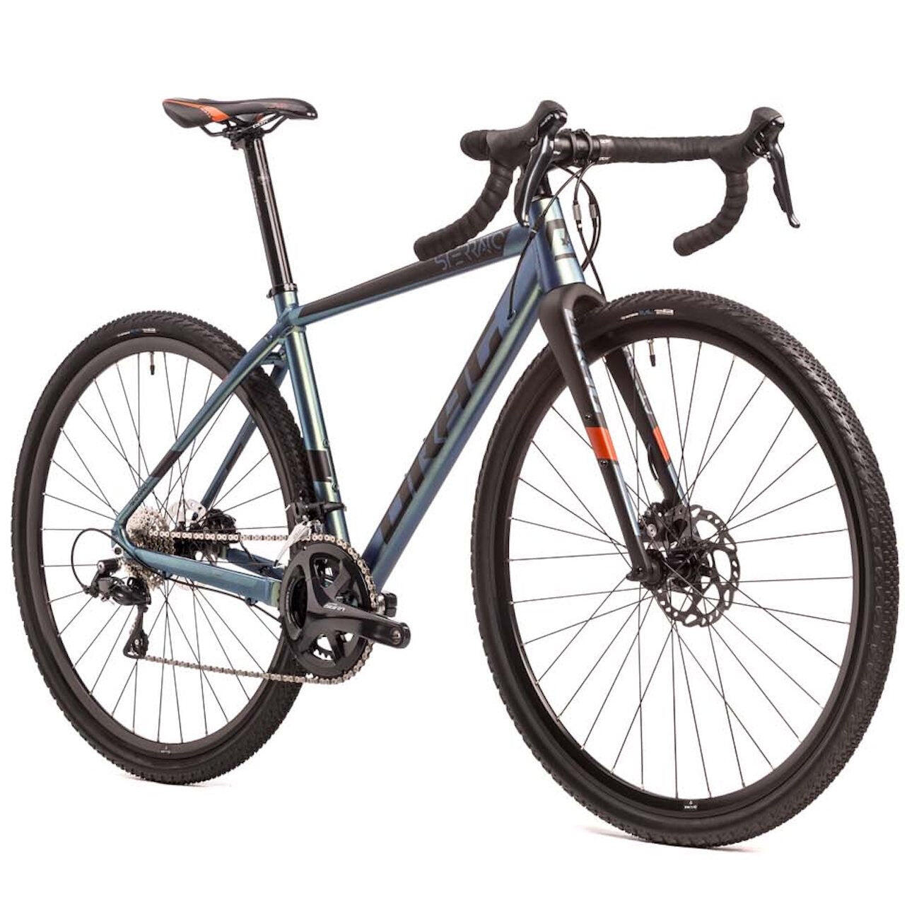 Airtracks - 28" Vélo Gravel Homme Sterrato 5.0 Shimano Sora R3000 2 × 9 Vitesses - Vélo Gravel - Gris - Decathlon