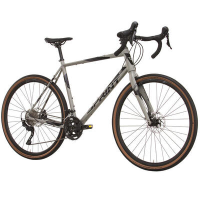 28" heren gravel bike whisper 7.0 fiets 2 x 10 versnellingen shimano grx-400