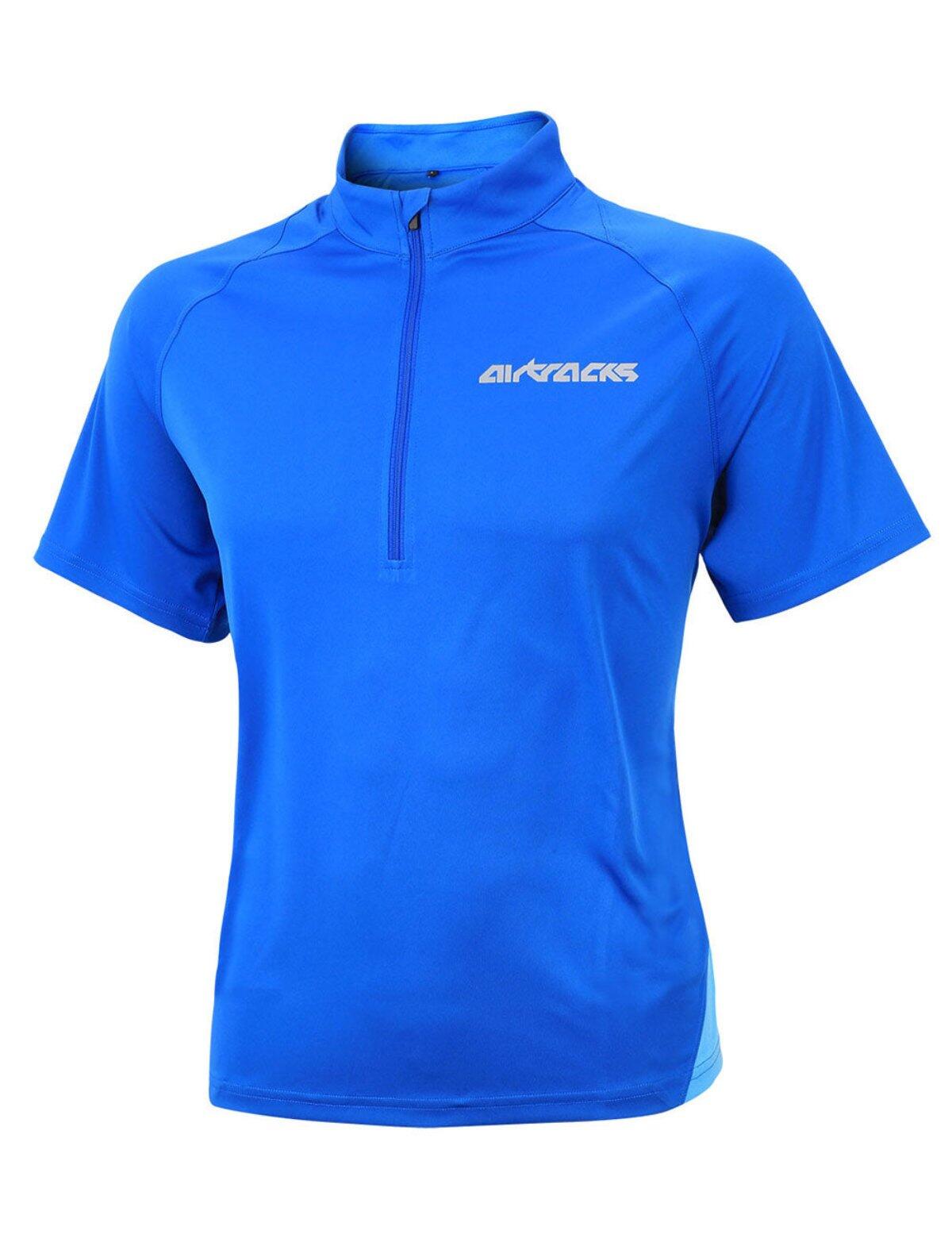Herren Funktions Laufshirt Air-Tech Blau 4/4