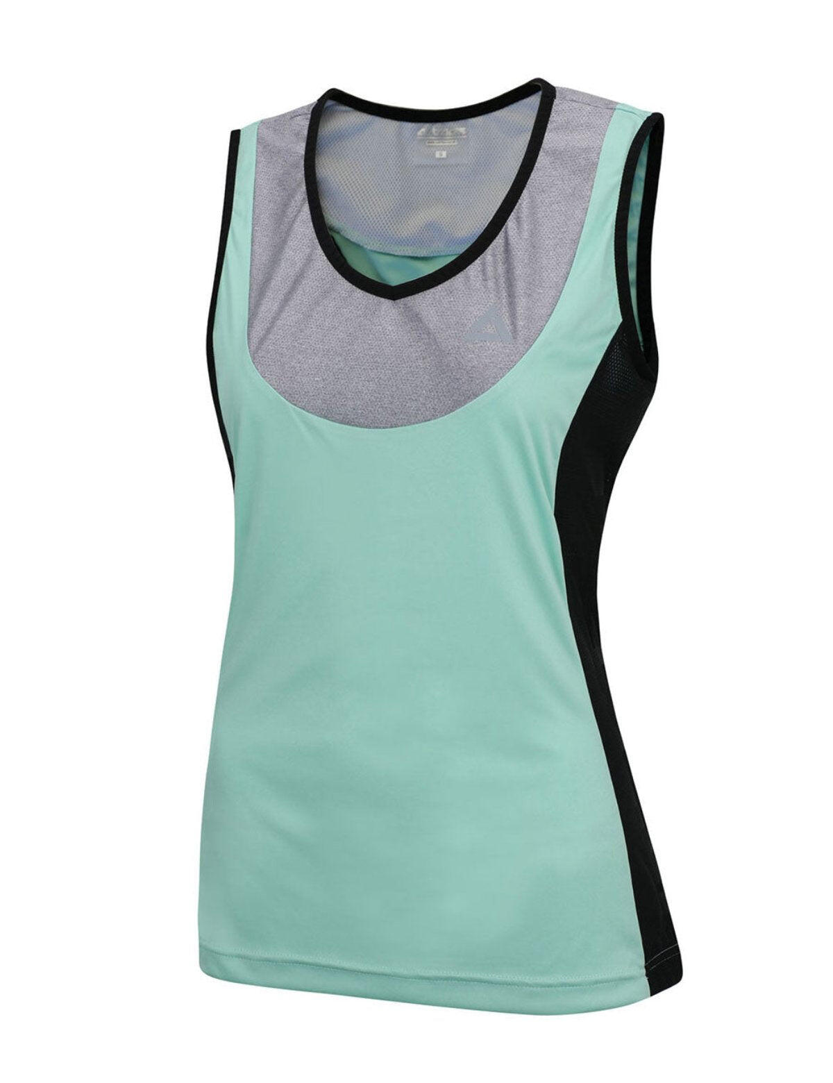 AIRTRACKS Damen Fahrradtrikot Ärmellos Comfort Line Blau